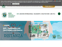 Tablet Screenshot of gruppovolontariatosolidarieta.org